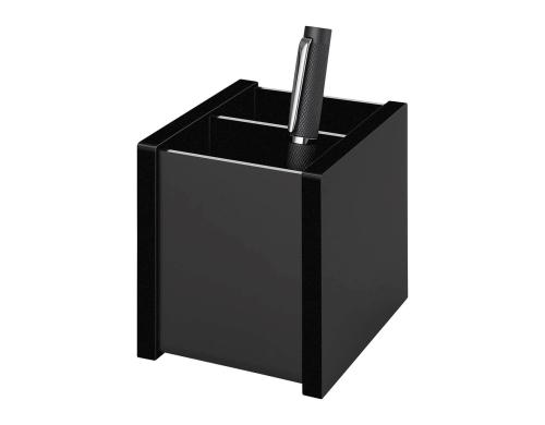 WEDO Stifte-Kcher Black Office aus Acryl, 2 Fcher