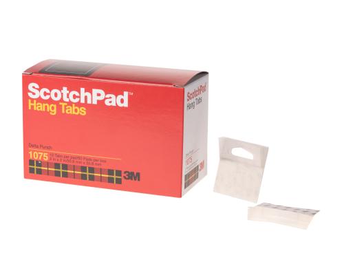 Scotch Hang Tabs mit Delta-Lochung 50 Blocks  10 Tabs, transparent