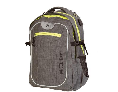 Wheel Bee Rucksack Backpack Revolution intergriertes LED-Licht