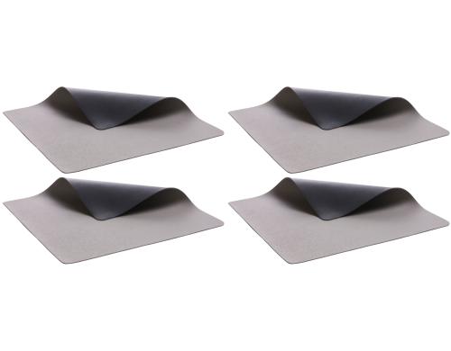 Bitz Tischset schwarz/grau 4er Set 4er Set, 46x33 cm, PVC