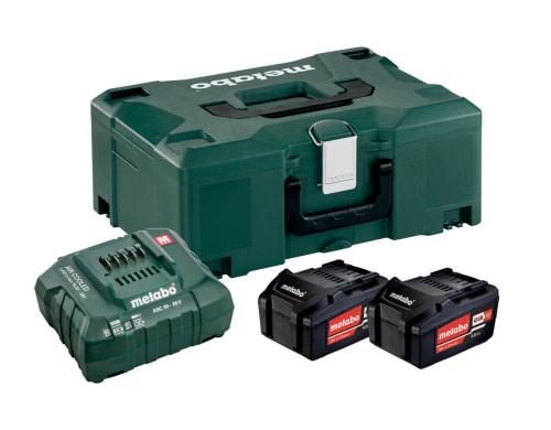 Metabo Basic Set 2x 4.0Ah Akkus und Ladegert