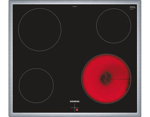 SIEMENS Glaskeramikkochfeld EA645GEA1C Flachrahmen-Design,4 highSpeed