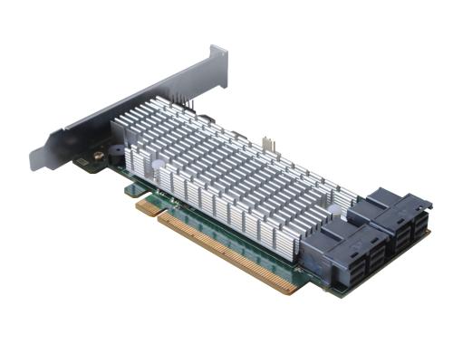 Highpoint SSD7120 RAID-Kontroller 4x U.2 NVME, PCI-Ex16, RAID 0,1,10