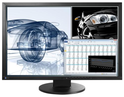 EIZO EV2430W-Swiss Edition 24.1 schwarz 1920x1200, 16:10, 14ms, DP, DVI, VGA, 300cd