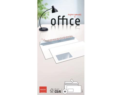 Elco Office Couvert C5/6 weiss Inhalt  50 Couvert, Fenster links