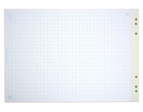 Elco Flipchart-Block 65 x 94 cm, 4 Stck 80 g, 25 Blatt, Vorne kariert hinten blank