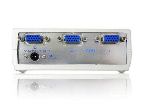 Aten 2Port VGA-Switchbox. 1920x1440 Ein Monitor/Beamer an 2 PCs