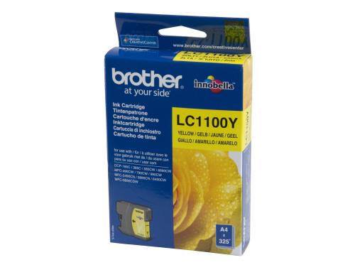 Tinte Brother LC-1100Y, yellow zu allen A3 Gerten, 325 Seiten@5% Deckung