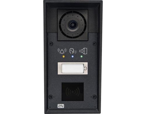 2N IP Force 1 Ruf+Pikto+HD Kam+10W+RFID Trsprechstelle, integrierter Kontakt, IP69