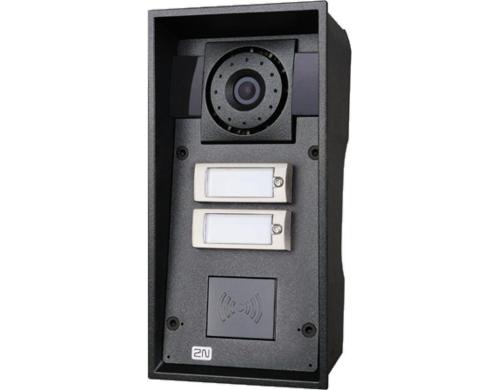 2N IP Force 2 Ruf + HD Kam + 10W + RFID Trsprechstelle, integrierter Kontakt, IP69