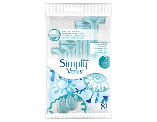 Venus Einw. Rasierer Simply Venus2 8 Stck