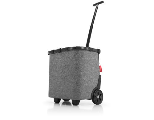 Reisenthel Einkaufsroller carrycruiser 40l twist silver, 42 x 47.5 x 32 cm