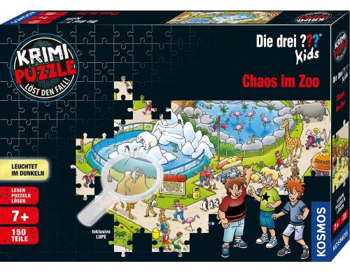 Krimipuzzle: Chaos im Zoo Die Drei ???