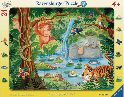 Puzzle Dschungelbewohner 24 Teile