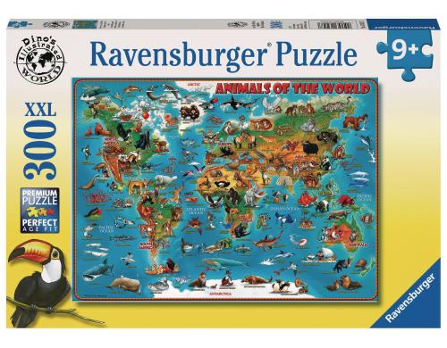 Puzzle Tiere rund um die Welt 300 Teile