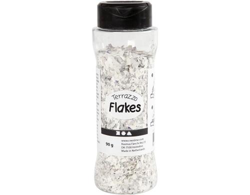 Creativ Company Farbflocken Terrazzo hellgrau, 90 g