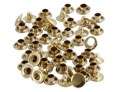 Creativ Company Nieten gold 50 Stck, 7 mm