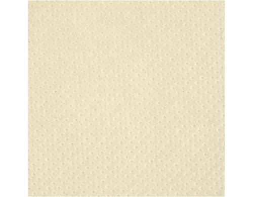 Creativ Company Tischdecke 125 cm x 10 m Creme, Stoff-Imitiat