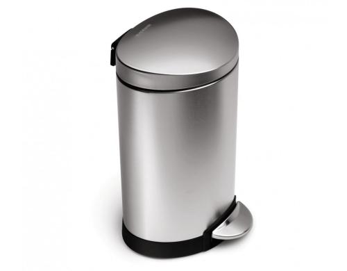 Simplehuman halbrunder Treteimer 6L FAS gebrsteter Edelstahl