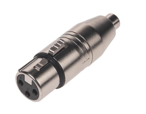 Bemero BA1201 XLR-Cinch Adapter 3-Pol XLRf - Cinchbuchse