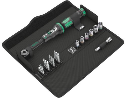 Wera Click-Torque A 6 Set 1,20-teilig in Box mit Bits + Nssen