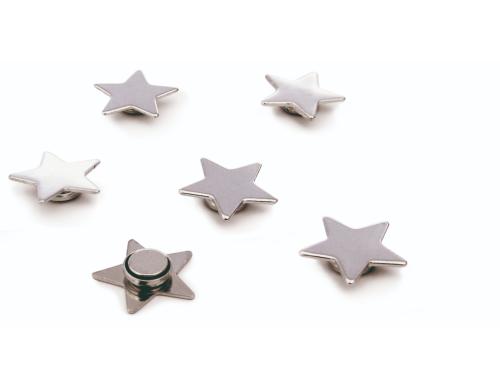 Trendform Magnet Star 6er Set, verchromt