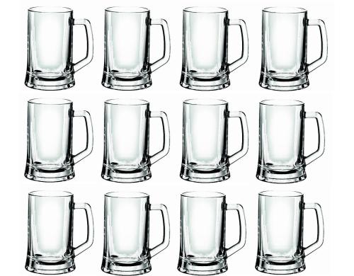 Montana Bierglas 300ml :Skol 12er Set 12 Stck,  D: 8cm, H: 14cm