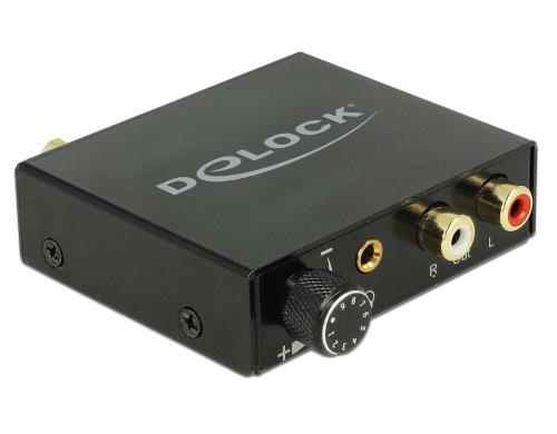 Delock Digital Audio zu Analog HD Konverter 105 db, 20Hz - 20kHz, Kopfhrerverstrker