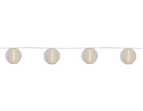 Star Trading LED Lichterkette Festival weiss, 10xLED, outdoor, L: 4.5m, H:7cm