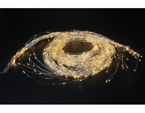 Dameco LED-Angel Hair, 1440 LED 45 Strnge, L: 3m, Outdoor mit Timer