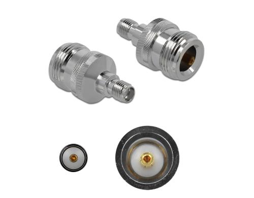 N-Buchse zu SMA-Buchse 2A 10 GHz, 50 Ohm