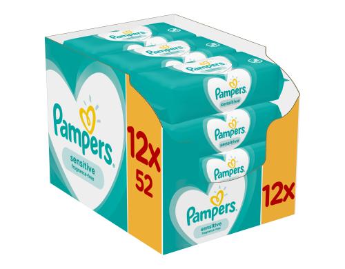 Pampers Feuchte Tcher Sensitive Gigapack 12 x 52 Stk.