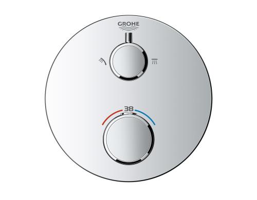 GROHE Grohtherm Thermostat-Brausebatterie integrierte 2-Wege-Umstellung