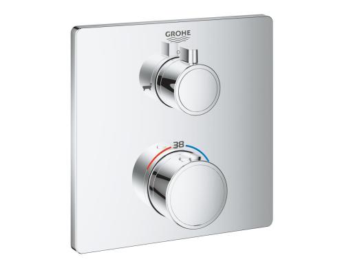 GROHE Grohtherm Thermostat-Wannenbatterie integrierte 2-Wege-Umstellung