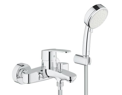 GROHE Eurostyle Cosmopolitan Wannenbatt Handbrause, chrom, Einhand