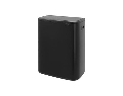 Brabantia Recyclingeimer Bo Touch Bin black 1x 60Liter