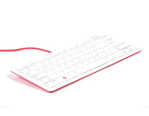 Raspberry Pi Tastatur DE rot/weiss