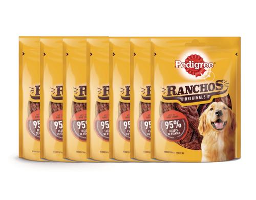 Pedigree Ranchos 70g Rind KIT 7er Pack