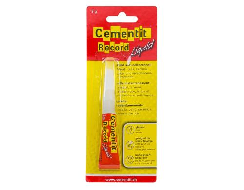 Cementit Record Liquid Sekundenkleber 3g 