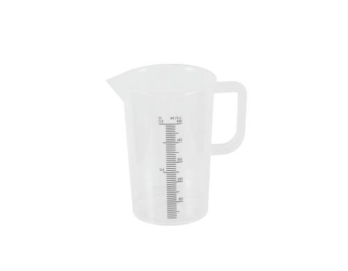 Paderno Messbecher transparent 0.5l H: 14 cm, Material: PP