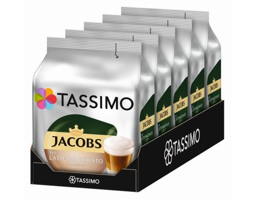 Tassimo T DISC Jacobs Latte Macchiato Karton  5 Packungen (mit je 8 Portionen)