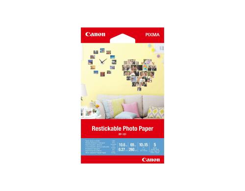 CANON Restickable Photo Paper RP-101 10 x 15 cm, 5 Blatt