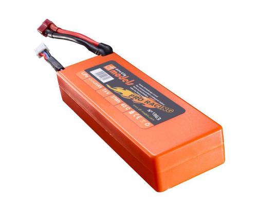 DFmodels 2S LiPo Akku Eurocup, 7.4V, 6500mAh, 45C, Deans