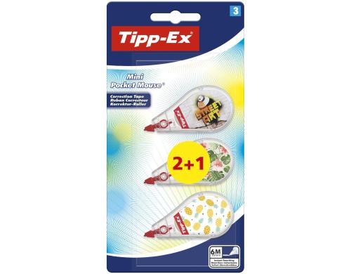 Tipp-Ex Mini Pocket Mouse 2 + 1, 6 M x 0.5 mm