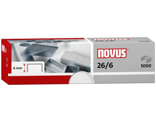 NOVUS 26/6 Heftklammern Inhalts der Packung: 5.000 Heftklammern