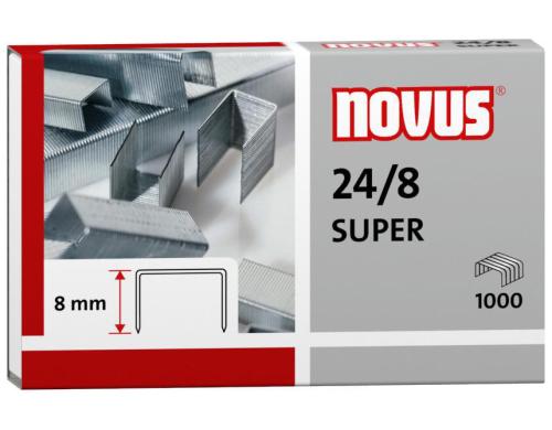 NOVUS 24/8 Heftklammern super Inhalts der Packung: 1.000 Heftklammern