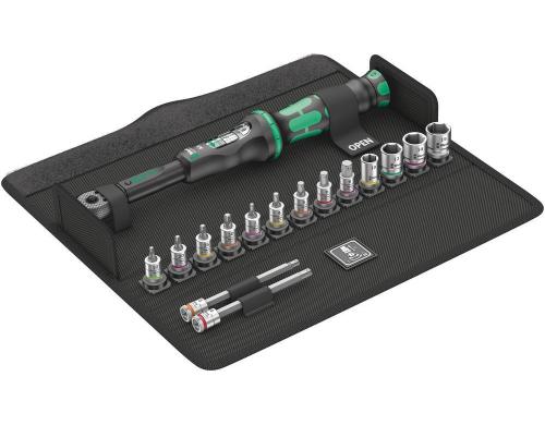 Wera Bicycle Set Torque 1 Click-Torque A5 16-teilig, in textil.Box m.Nssen