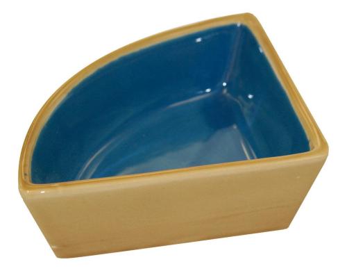 SwissPet Eck Hamsternapf Keramik gross 15 x 5.5 cm