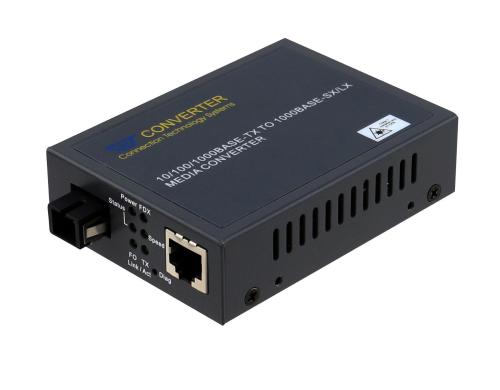 CTS Medienkonverter CVT-3112W2A VLAN11 10/100/1000T auf 1x 10/100/1000BX