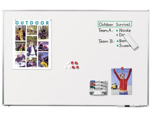 Legamaster Whiteboard Premium Plus 75x100 Emaille-Oberflche, mit Aluminiumrahmen